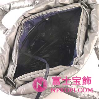 シャネル スーパーコピー　COCO　COCOON　キルティングトートバッグ シルバー×ネイビーch44aaert